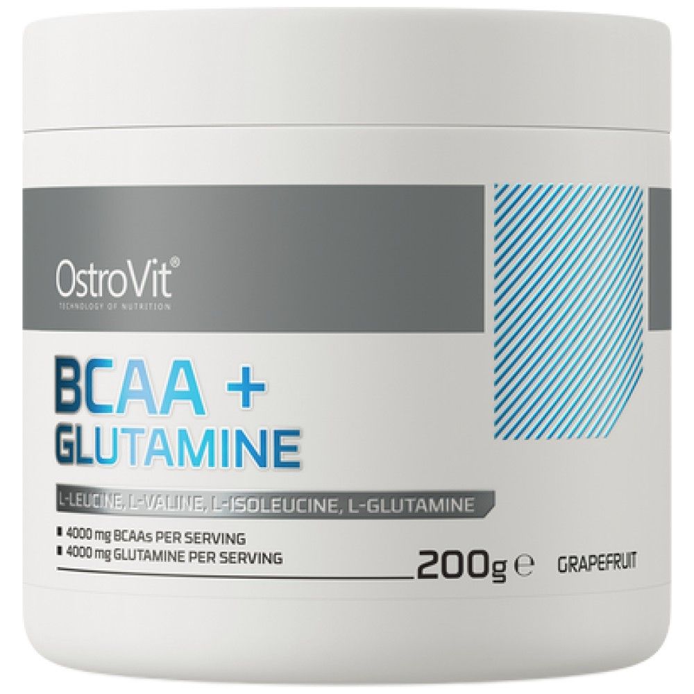 BCAA + σκόνη γλουταμίνης - 200 γραμμάρια