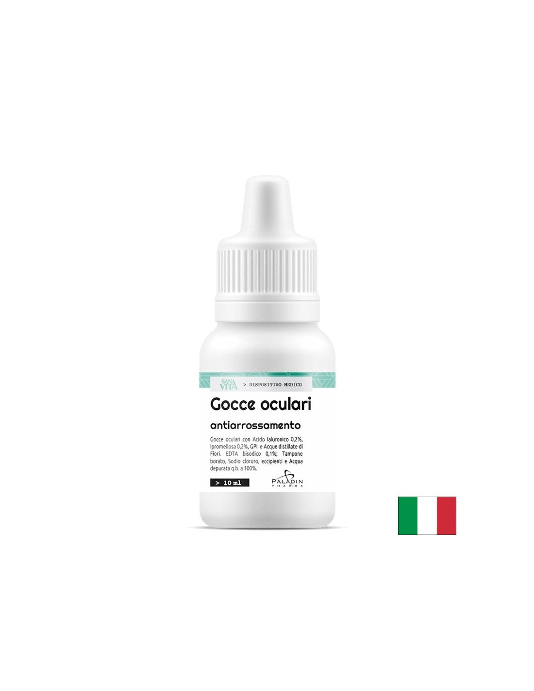 Ενυδατικές σταγόνες ματιών κατά της ερυθρότητας, 10 ml