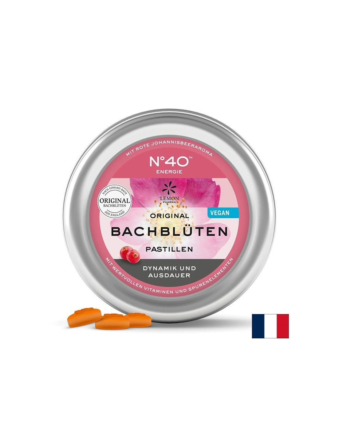 Παστίλιες Dr. Bach - N°40 Energy, 50 g (~ 40 τεμάχια) <tc>Lemon Pharma</tc>