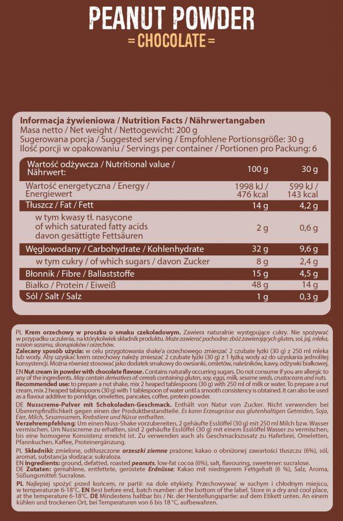 Σκόνη φυστικιών - 200 γραμμάρια