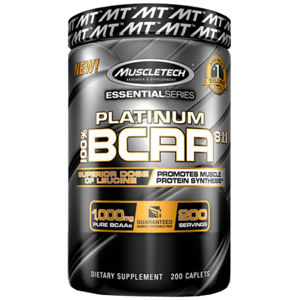 Platinum BCAA 8: 1: 1 - 200 Caplets