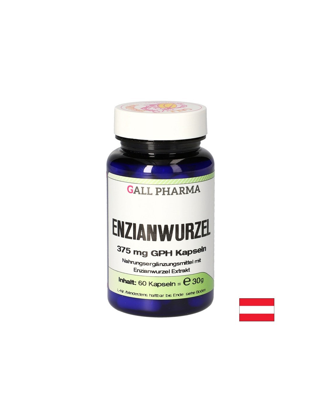 Βελτιώνει την πέψη - Γεντιανή (εκχύλισμα ρίζας), 60 κάψουλες