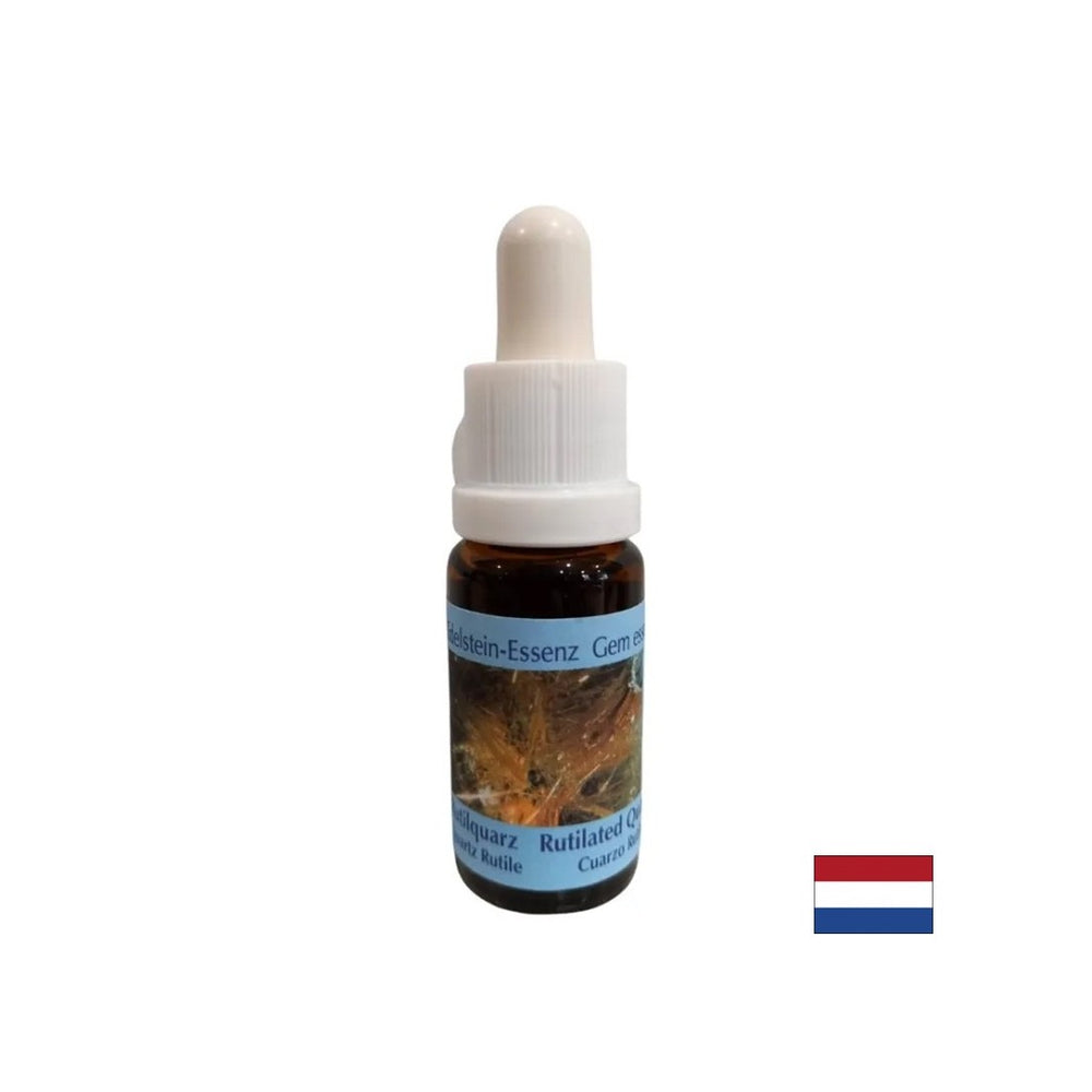 Υποστηρίζει θετικό μετασχηματισμό και ισορροπία - Essence Rutilated Quartz No. 13, σταγόνες 15 ml