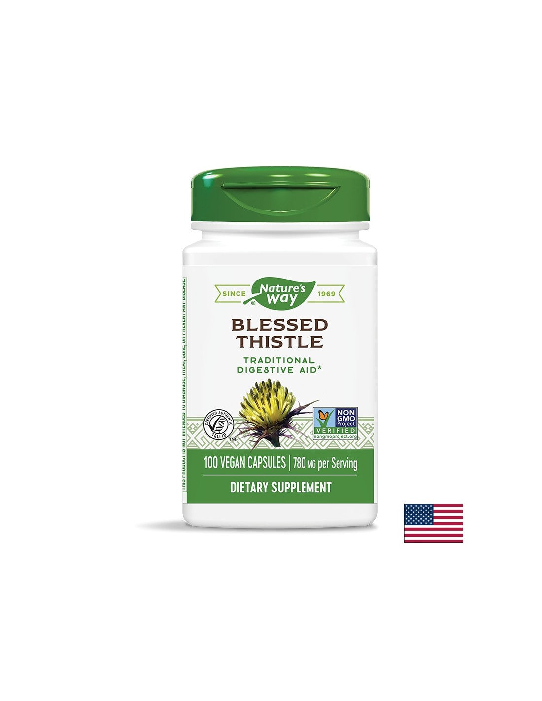 Ευλογημένη Thistle 390 mg - 100 κάψουλες