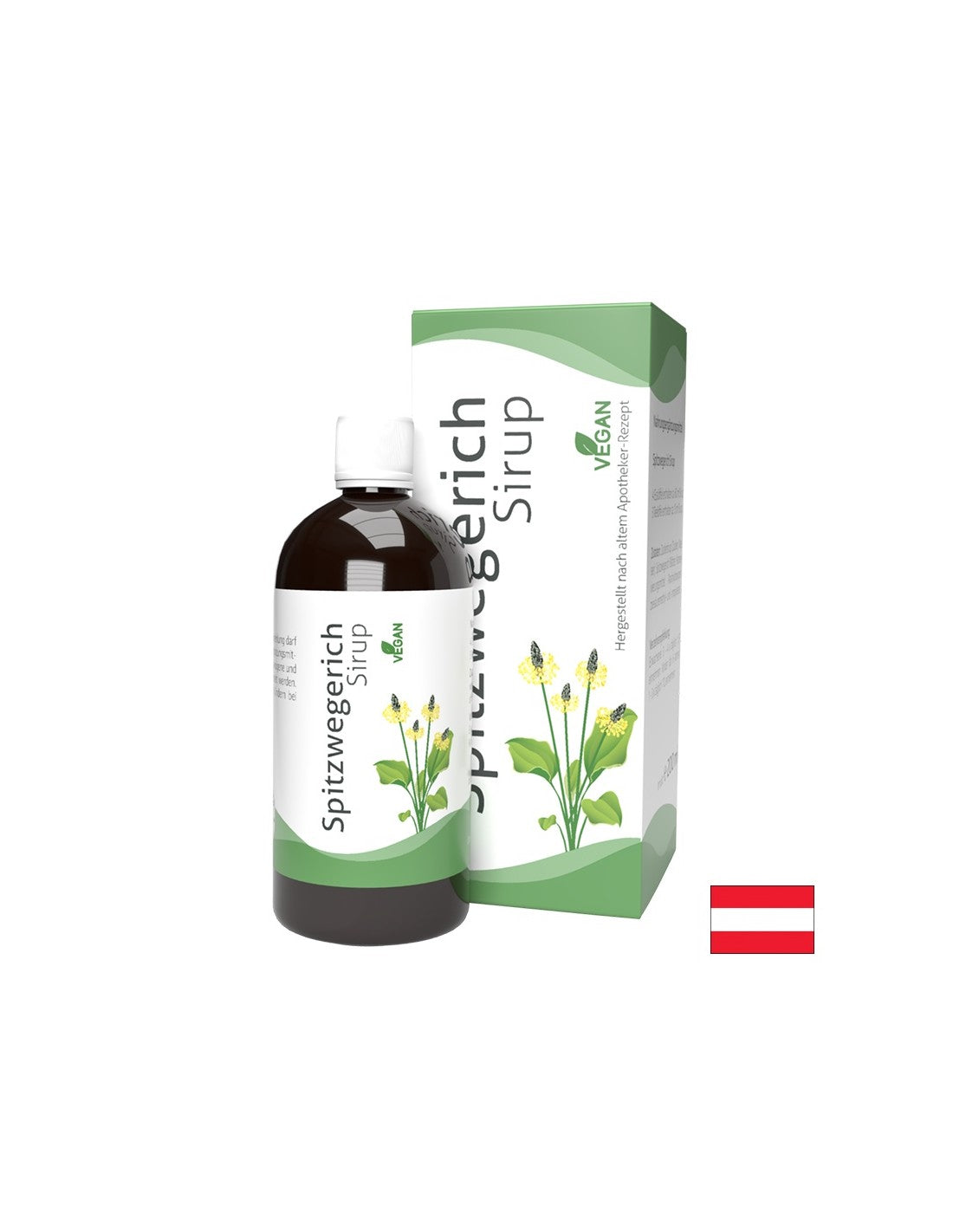 Για αναπνευστικά προβλήματα - Plantain με στενή λίστα, σιρόπι 200 ml