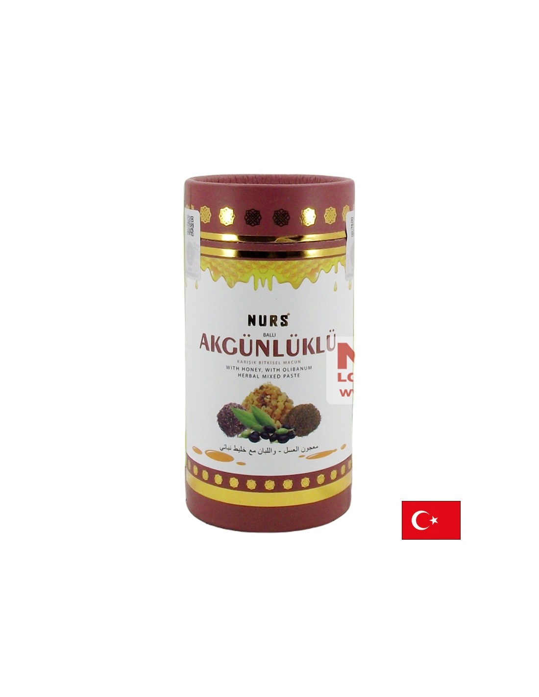 Βοτανική πάστα με μέλι και λάδι λιβάνι - για πόνο στο αρμόδιό και στο στομάχι, 400 g