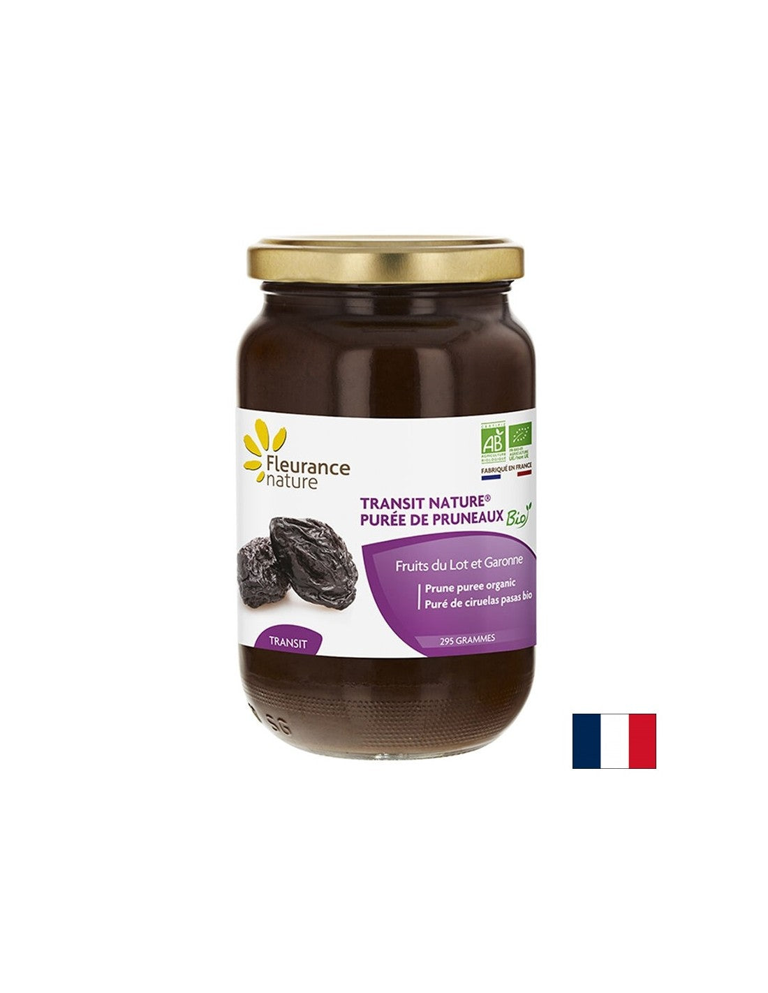 Proune Puree Transit Nature - Organic, 295 g Φύση Fleurance