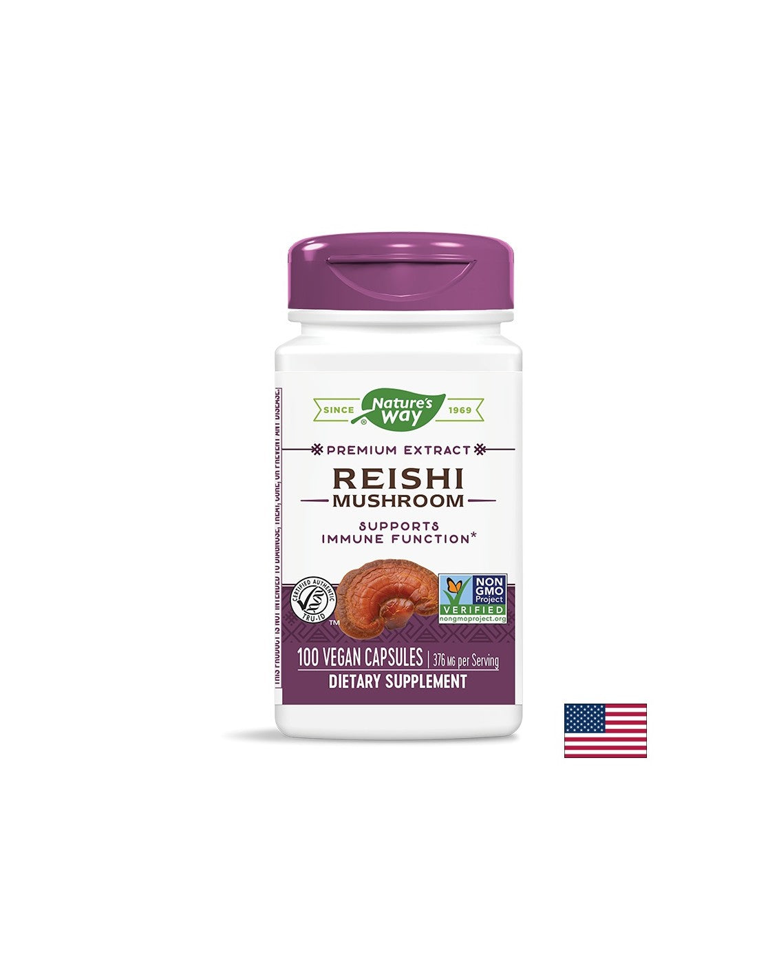 Reishi 190 mg - 100 κάψουλες