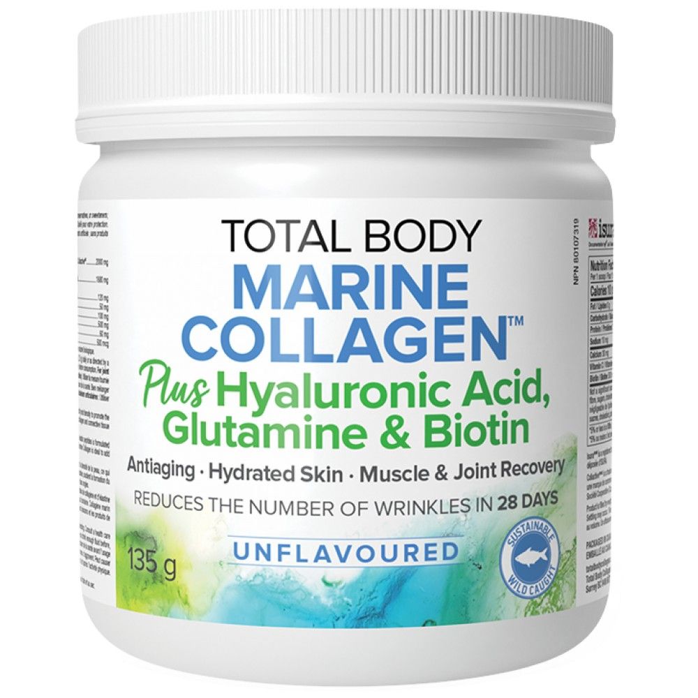 Σύνολο Body Marine Collagen ™ με υαλουρονικό οξύ & βιοτίνη - 135 γραμμάρια