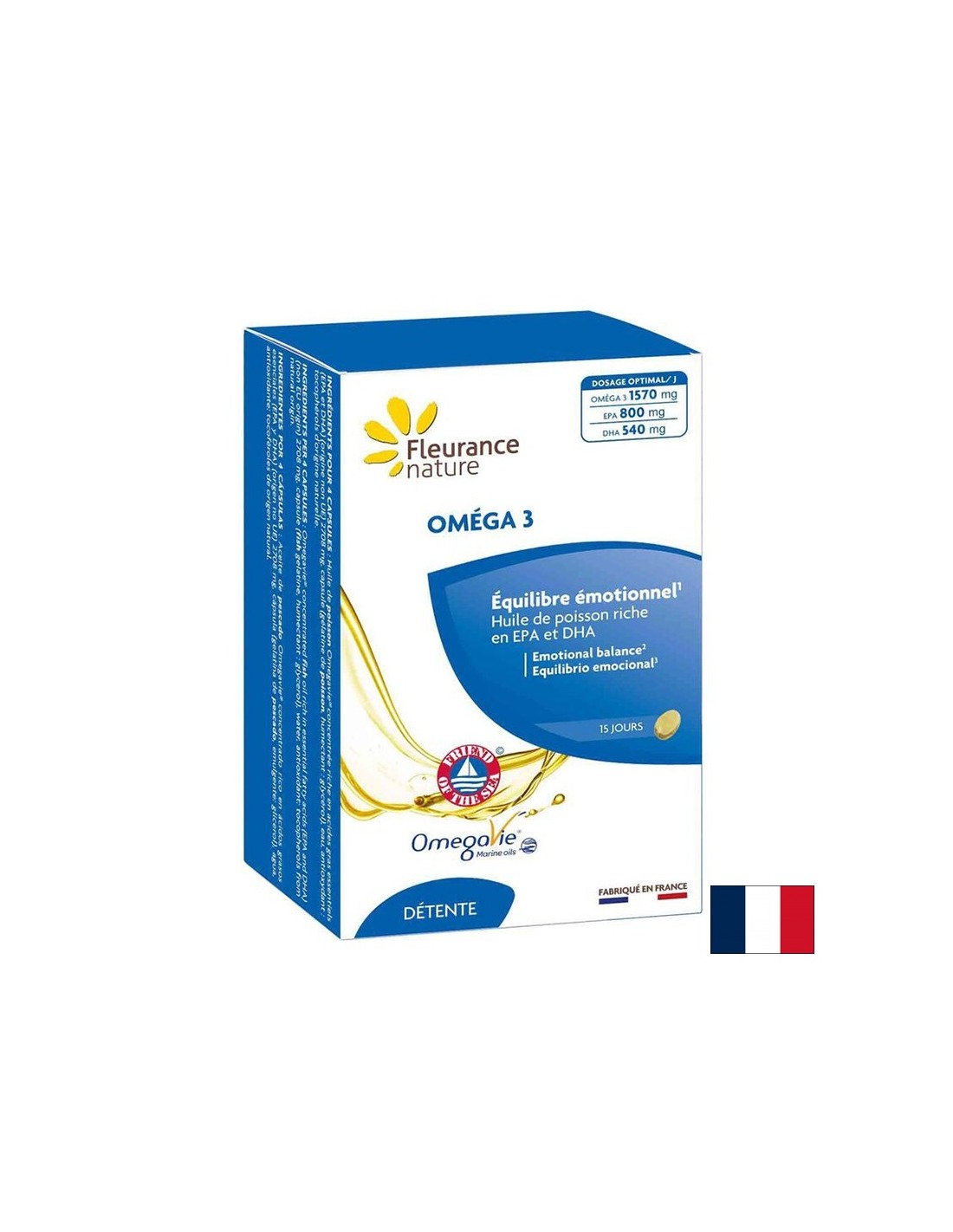 Καρδιαγγειακή και εγκεφαλική λειτουργία - ωμέγα 3, 392,5 mg (EPA 200 mg/ DHA 100 mg) x 60 κάψουλες