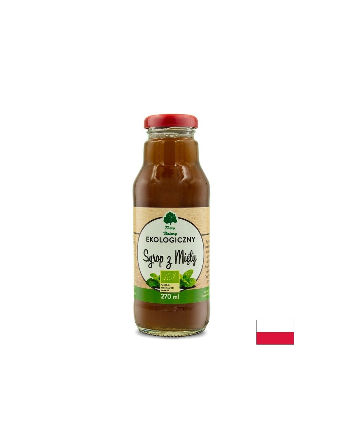 Σιρόπι μέντας Bio, 270 ml <tc>Dary Natury</tc>