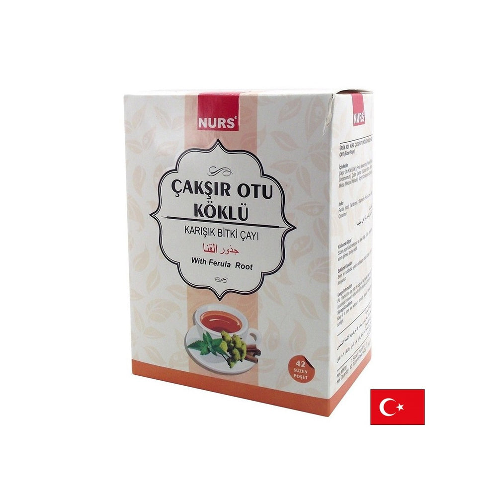 Μικτή τσάι βοτάνων με ρίζα ferula - ενέργεια και αρσενική ισχύ, 42 τσάντες φίλτρου