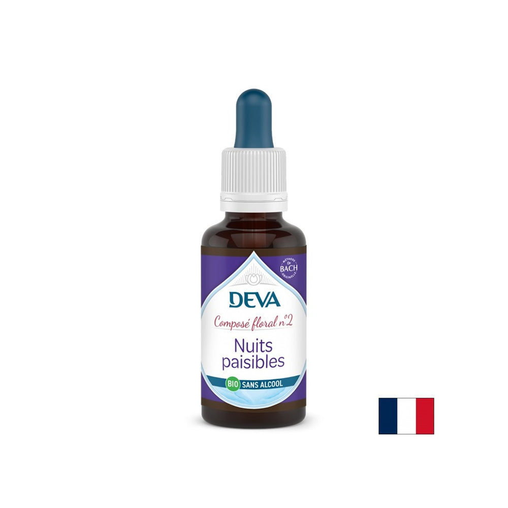 Ειρηνικές νύχτες, Floral Essences, Bach Flower Drops No. 2 (χωρίς αλκοόλ), 30 ml