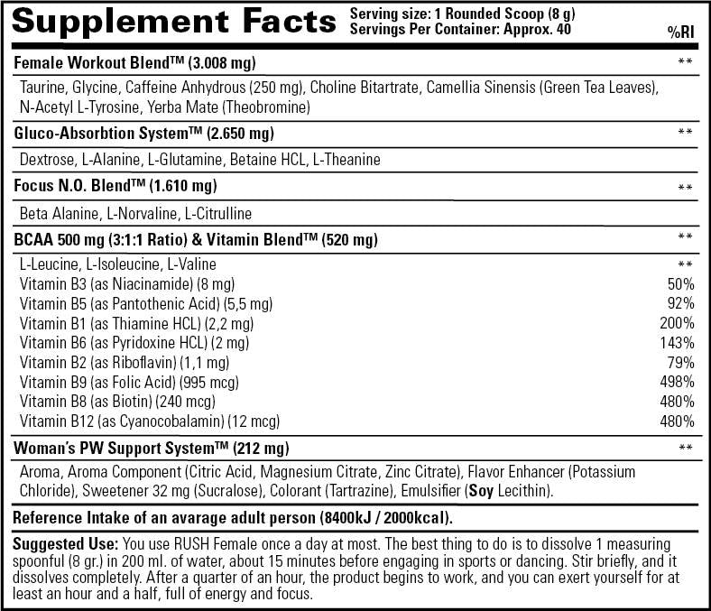 Rush Γυναίκα 320 γραμμάρια