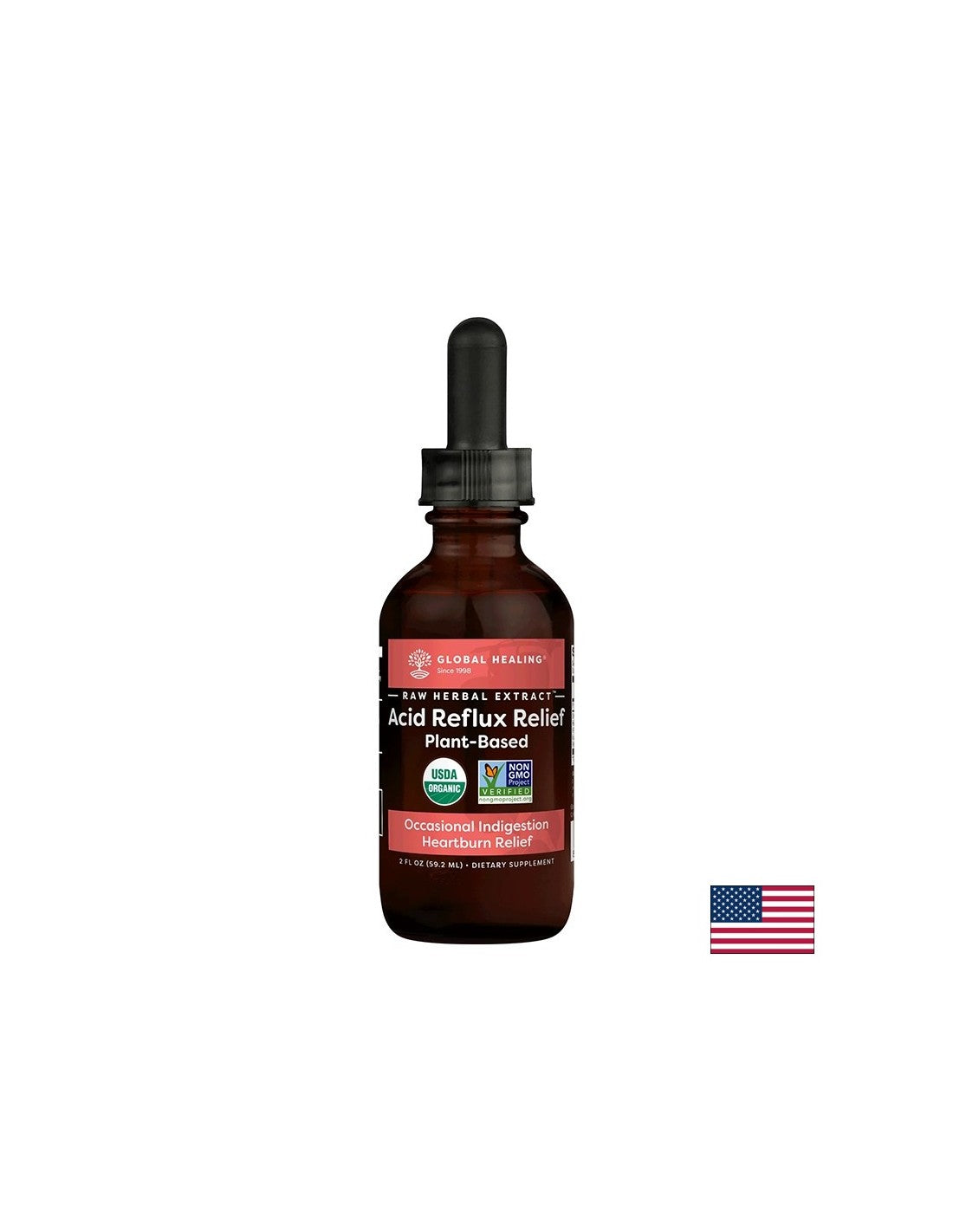 Για γαστρική παλινδρόμηση και καούρα - σταγόνες με φυτικά εκχυλίσματα, φυτικά έλαια και ξίδι μηλίτη μήλου, 59,2 ml