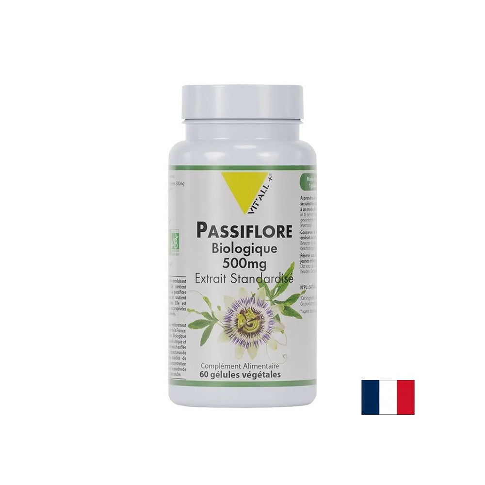 Άγχος και αϋπνία - Passionflower, Bio, 500 mg x 60 κάψουλες
