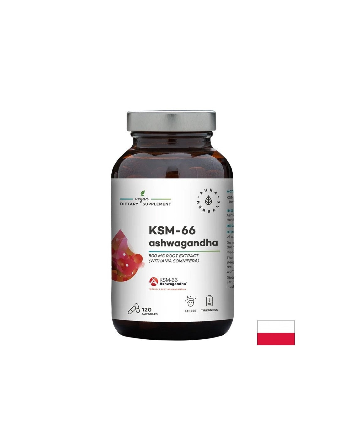 Άγχος και καλή διάθεση - Ashwagandha (KSM -66), 200 mg x 120 κάψουλες
