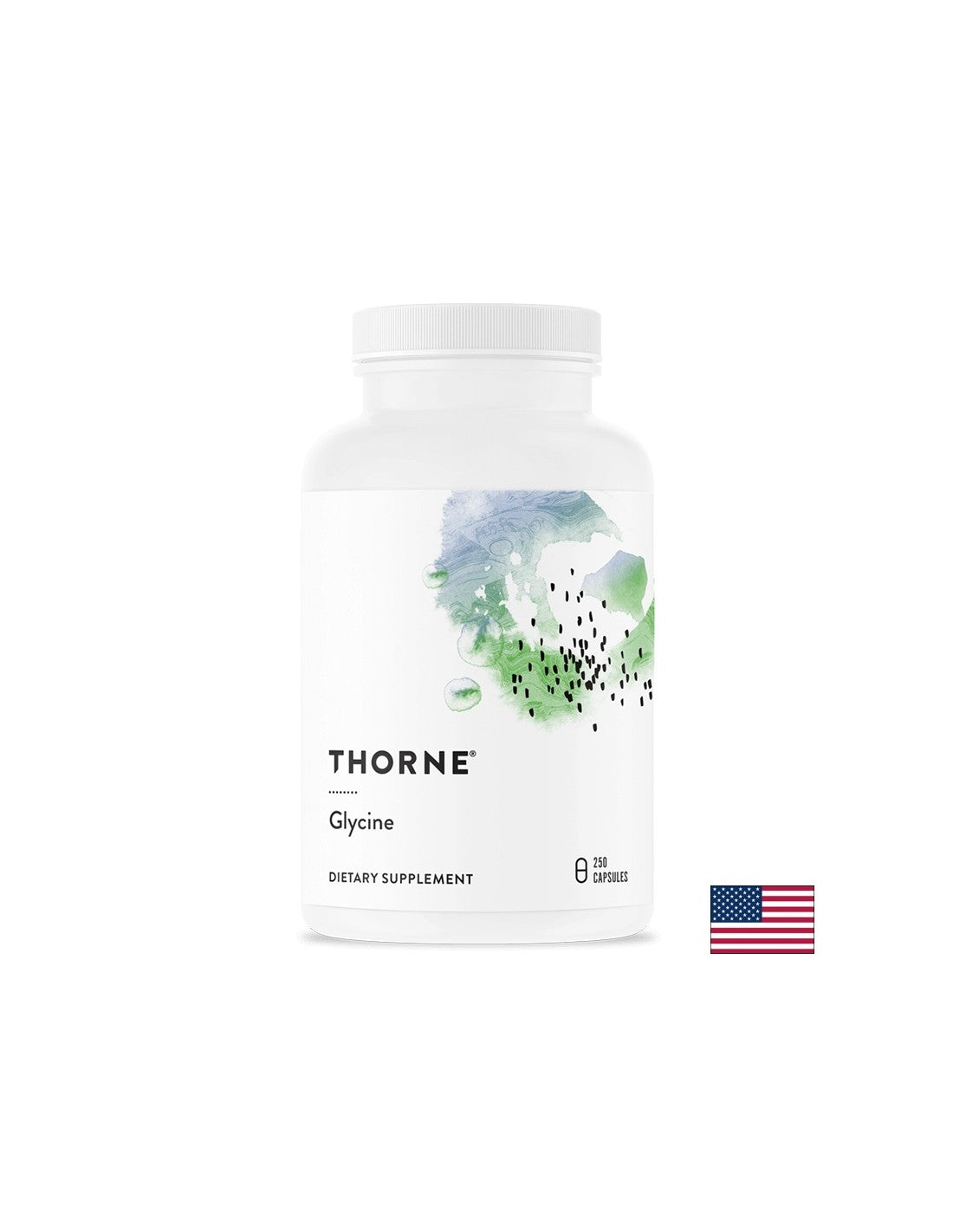 Άγχος και καλή διάθεση - γλυκίνη (γλυκίνη), 500 mg x 250 κάψουλες