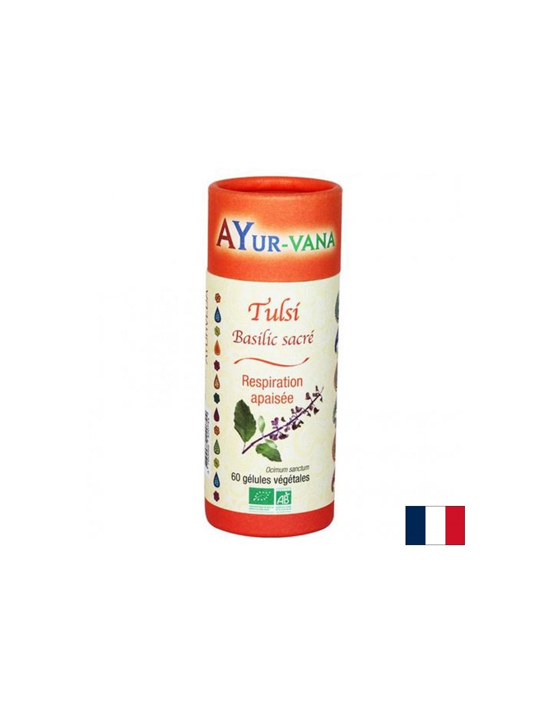 Άγχος και καλή διάθεση - Tulsi (ιερό βασιλικό), 60 κάψουλες