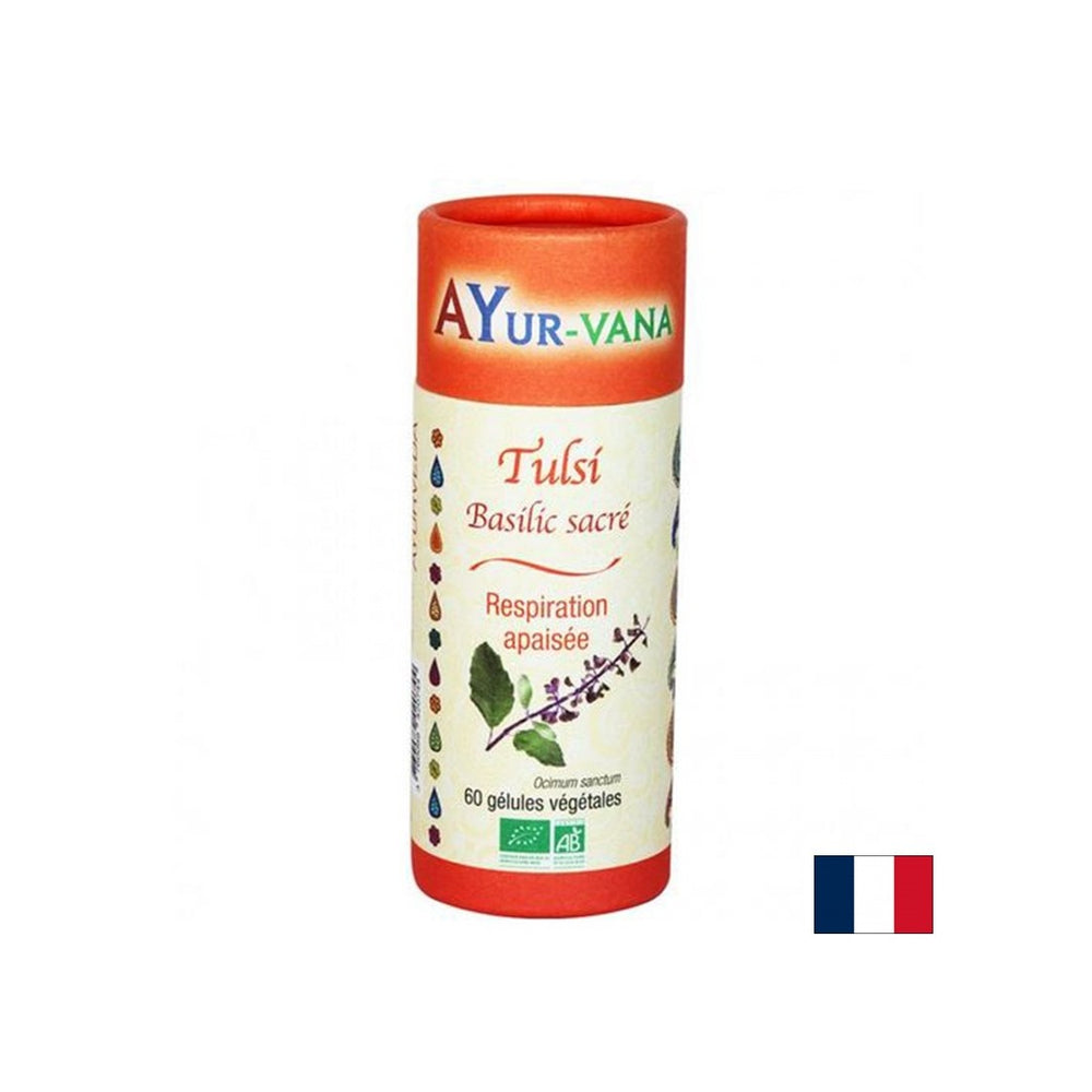 Άγχος και καλή διάθεση - Tulsi (ιερό βασιλικό), 60 κάψουλες