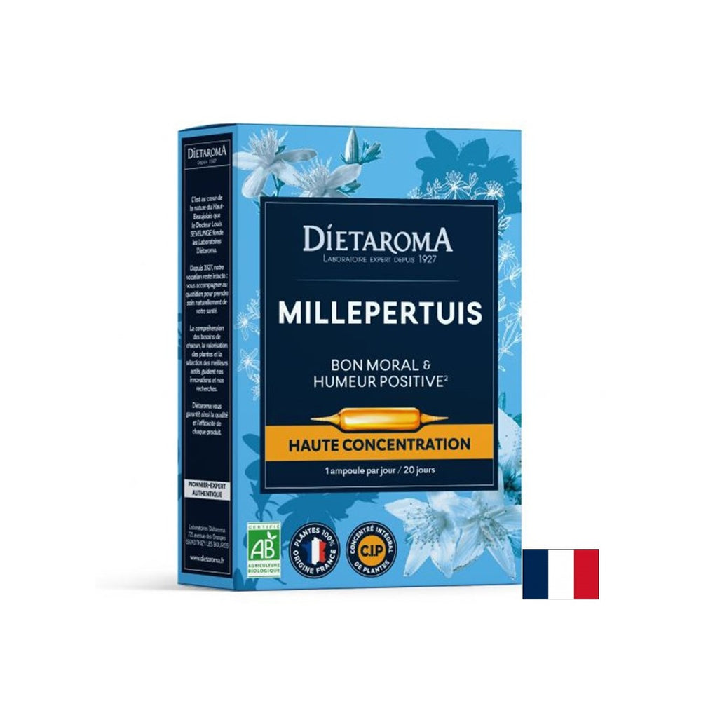 Άγχος και καλή διάθεση - St. John's Wort, 20 αμπούλες για κατανάλωση