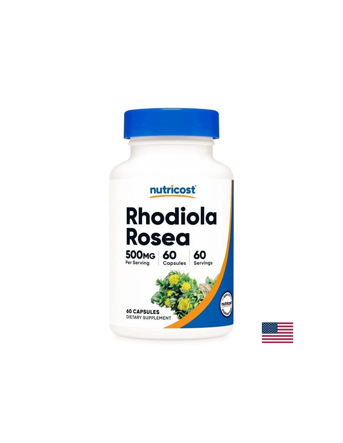Άγχος και καλή διάθεση - Χρυσή ρίζα - Rhodiola Rosea, 60 κάψουλες