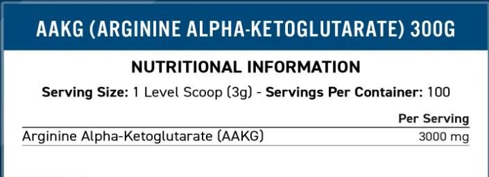 Aakg Powder 3000 mg - 300 γραμμάρια