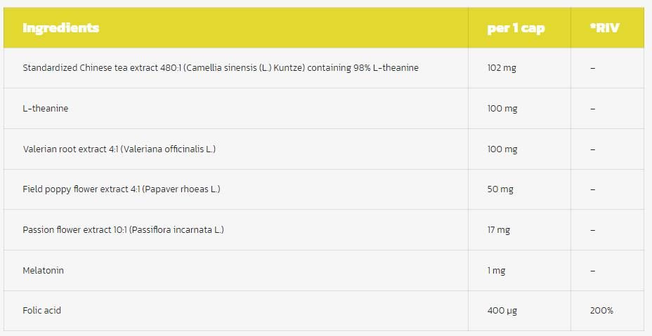 Apatil Night | Με L -Theanine, Valerian και Flower Passion - 30 κάψουλες