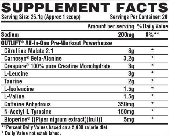 Outlift - 496-510 γραμμάρια