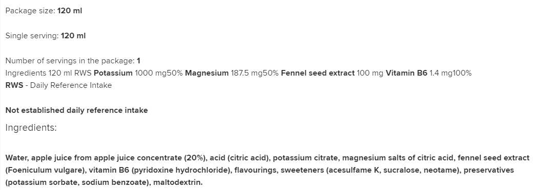 Antyskurcz Shot | Υποστήριξη αντι-σφαίρα 120 ml