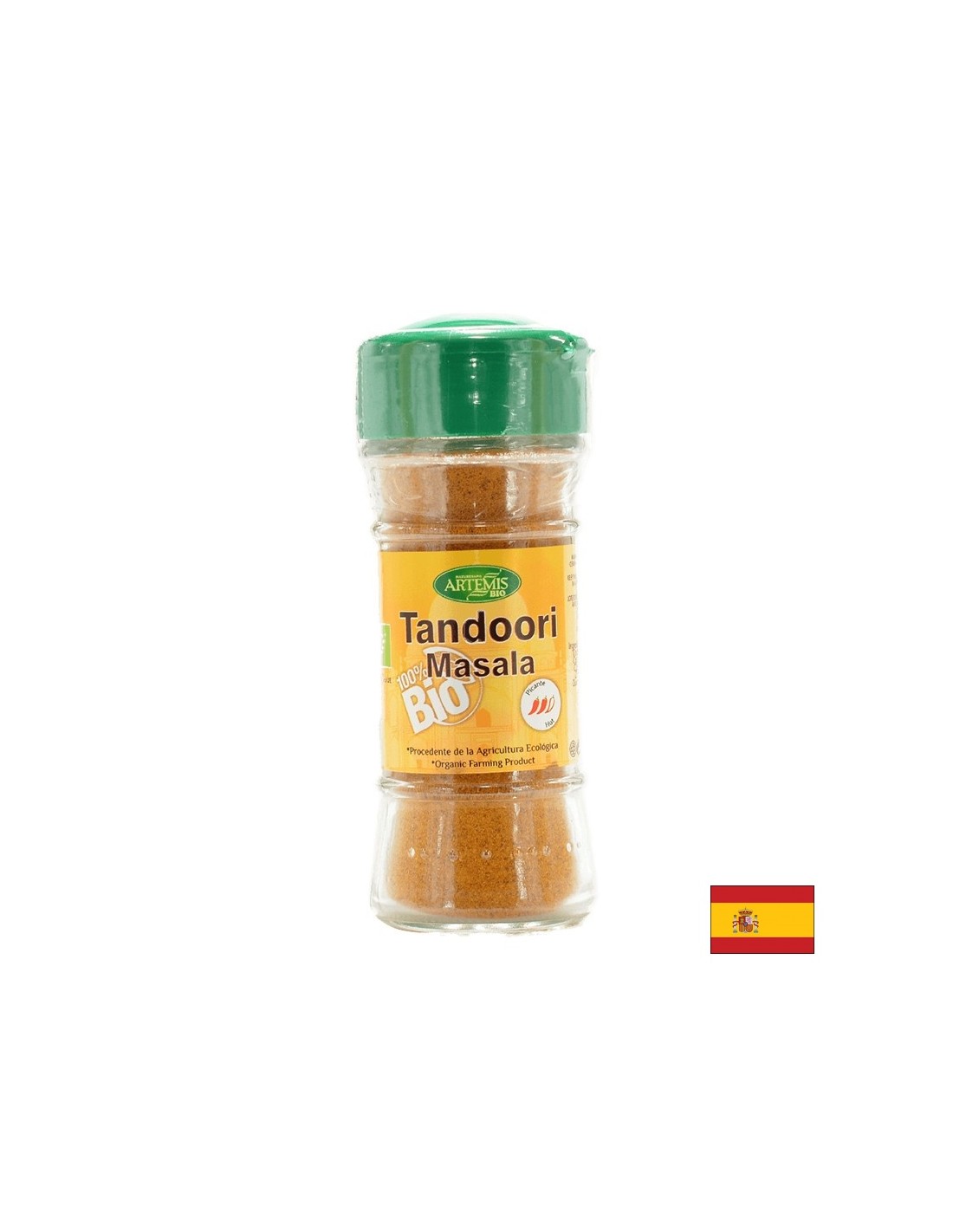 Οργανικά μπαχαρικά - Indian Tandoori Masala Mix (ζεστό), 28 g, σκόνη