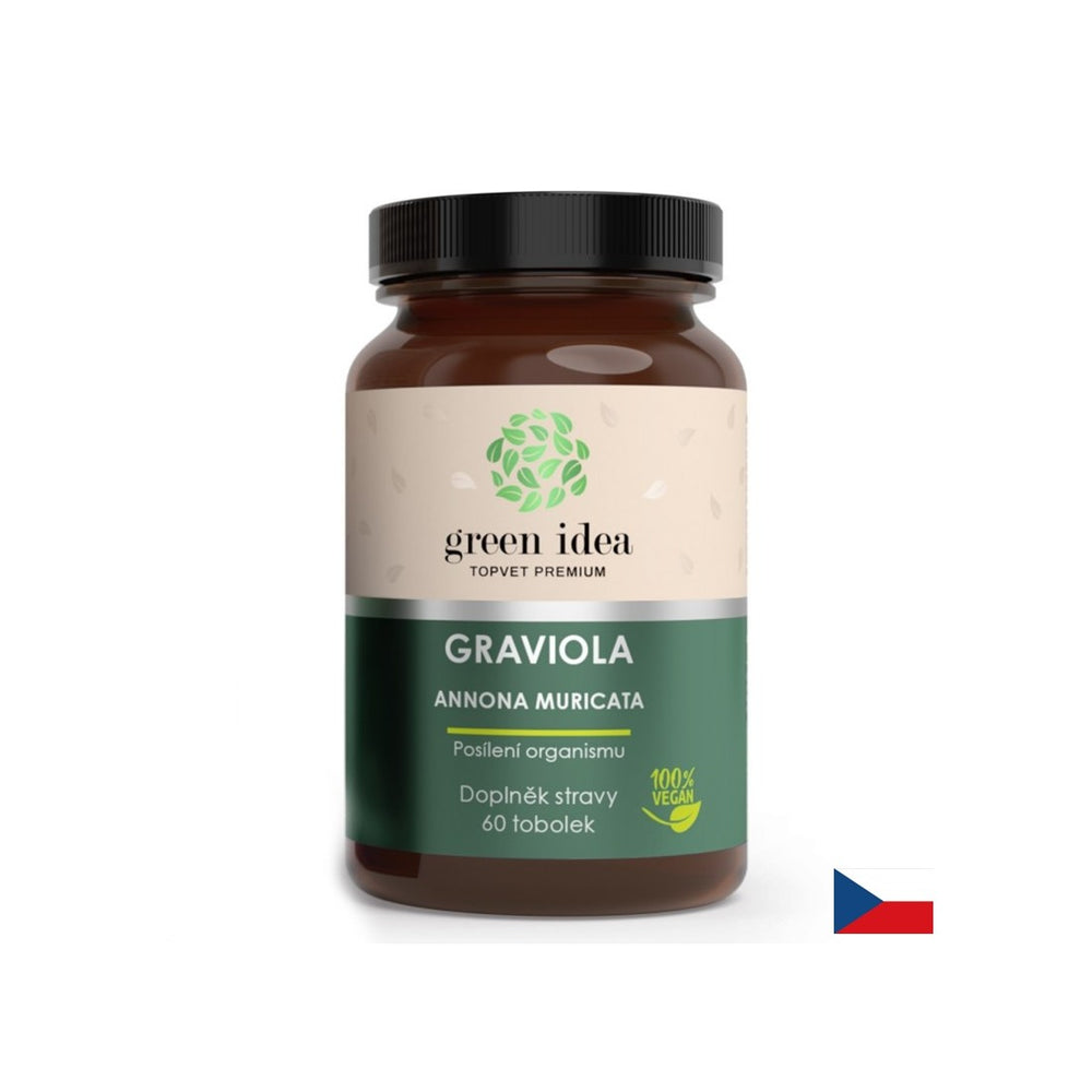 Τόνος και ισχυρή ανοσία - Graviola (φρούτα), 350 mg x 60 κάψουλες
