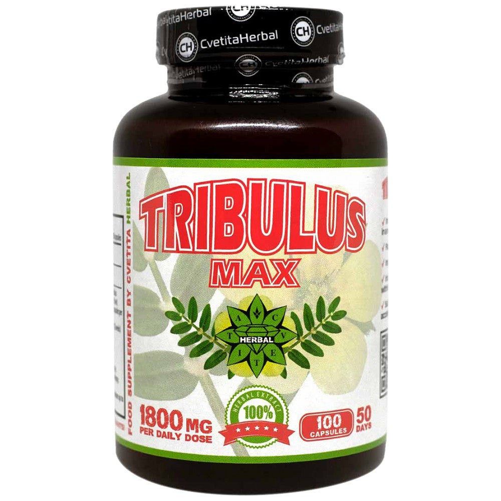 Tribulus max 1800 mg - 100 κάψουλες