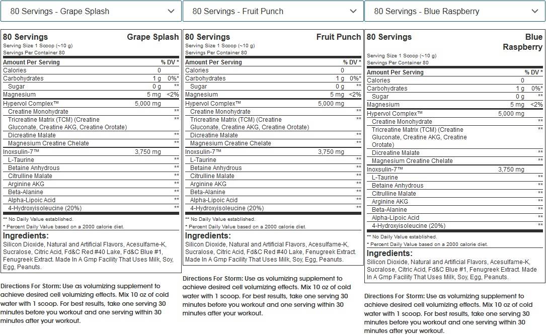 Θύελλα - 758 γραμμάρια
