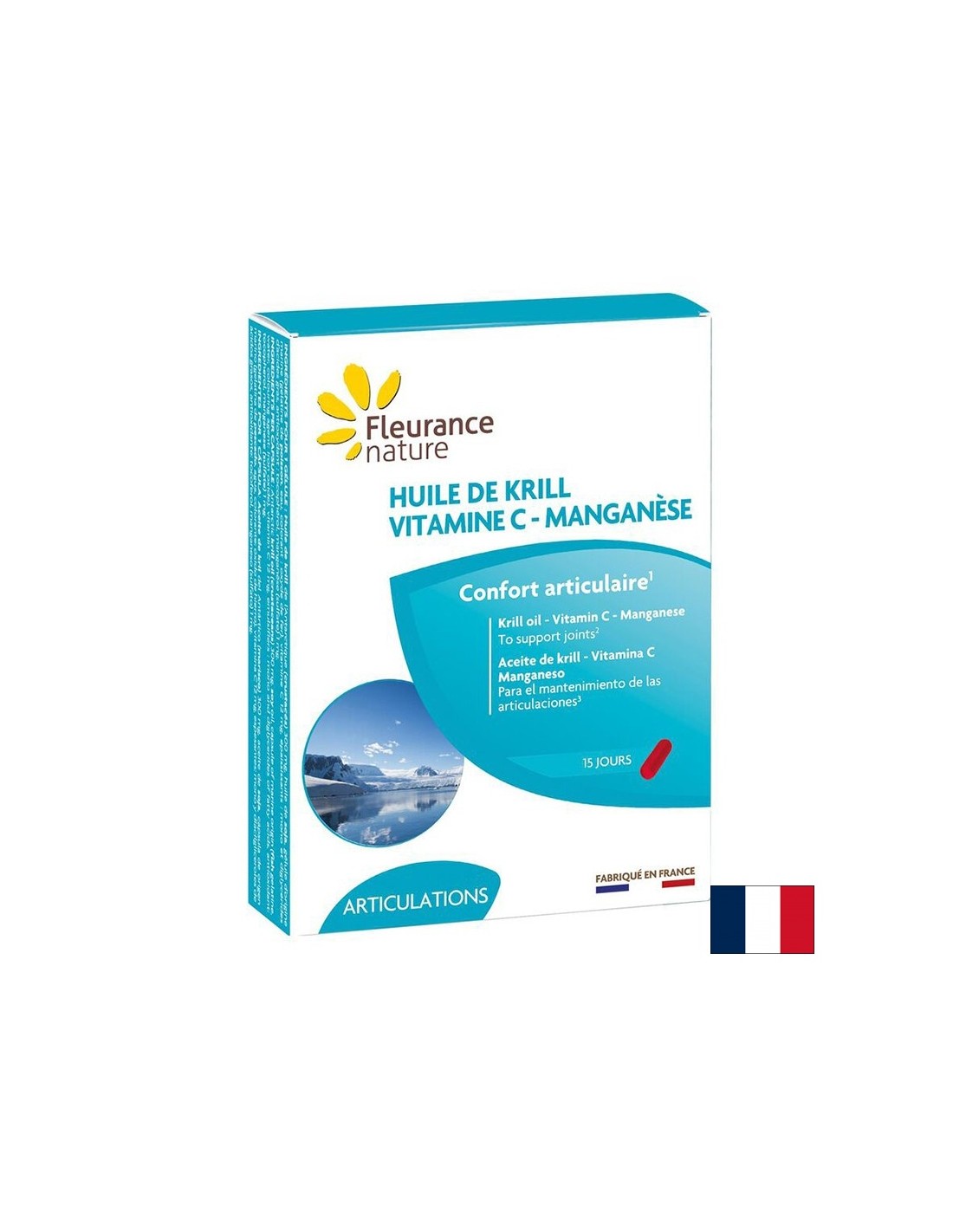 Προς στήριξη των οστών και της καρδιάς - Krill (λάδι) + βιταμίνη C και μαγγάνιο, 300 mg x 15 κάψουλες