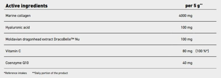 Κολλαγόνο αντι-ηλικίας | Θαλάσσιο κολλαγόνο με Dracobelle ™ Nu, Υαλουρονικό οξύ & CoQ10 - 300 γραμμάρια