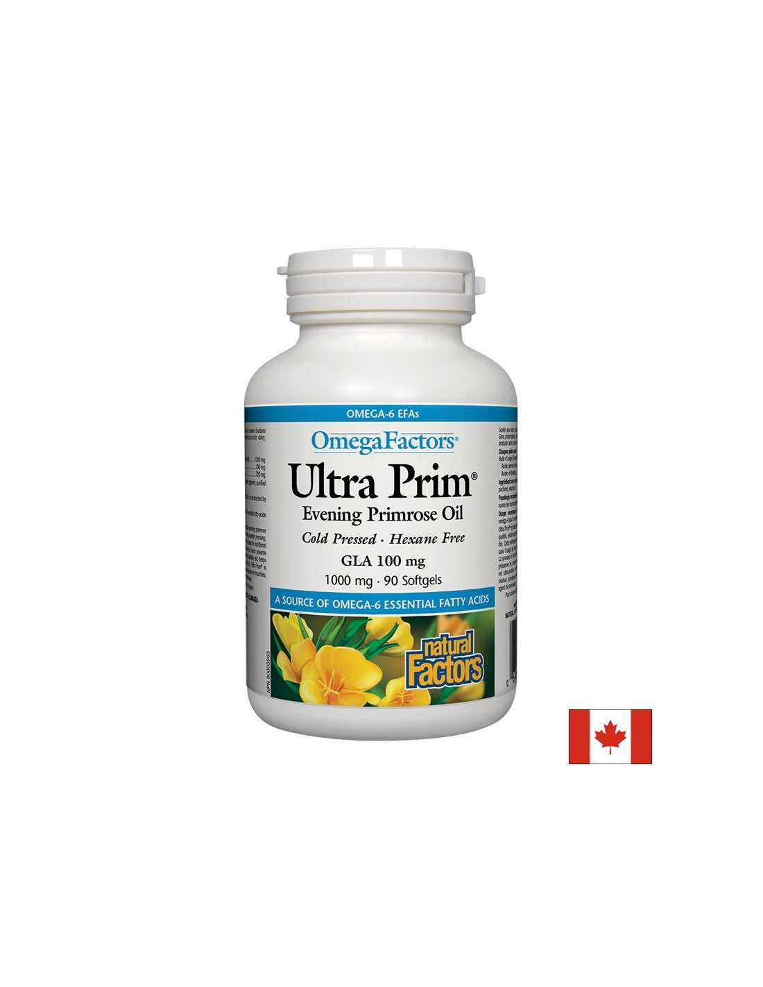 Ultra Prim Evening Primrose Oil 1000 mg - 90 κάψουλες γέλης