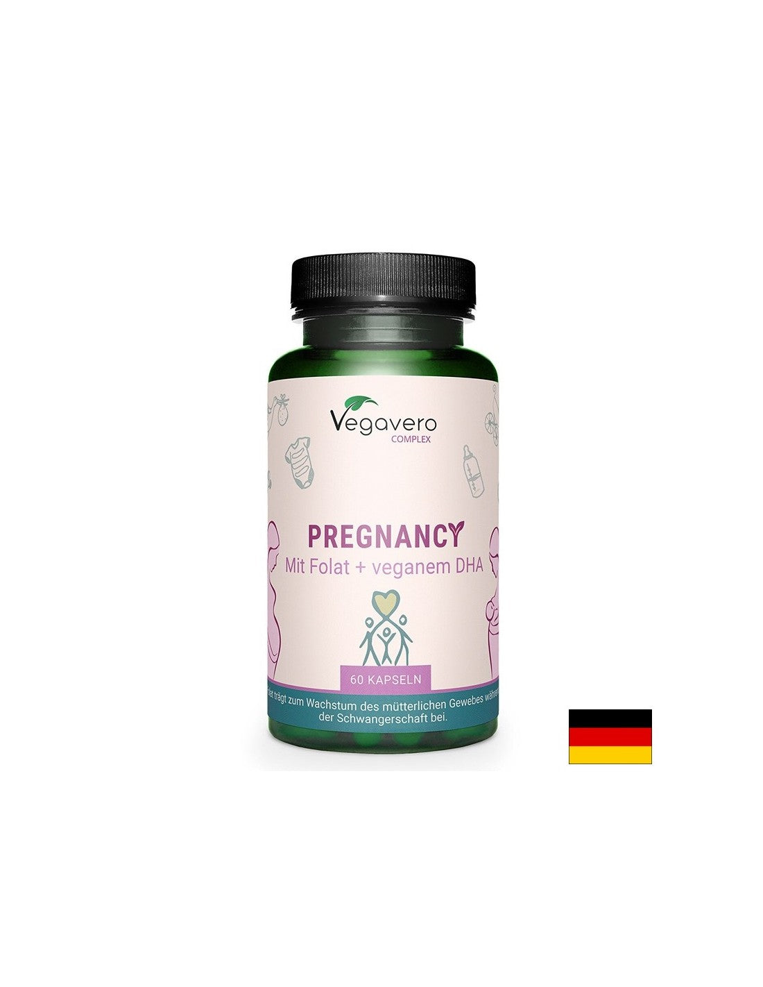 Βιταμίνες και μέταλλα για έγκυες και θηλάζουσες γυναίκες με λαχανικά EPA/ DHA και τζίντζερ, 60 κάψουλες