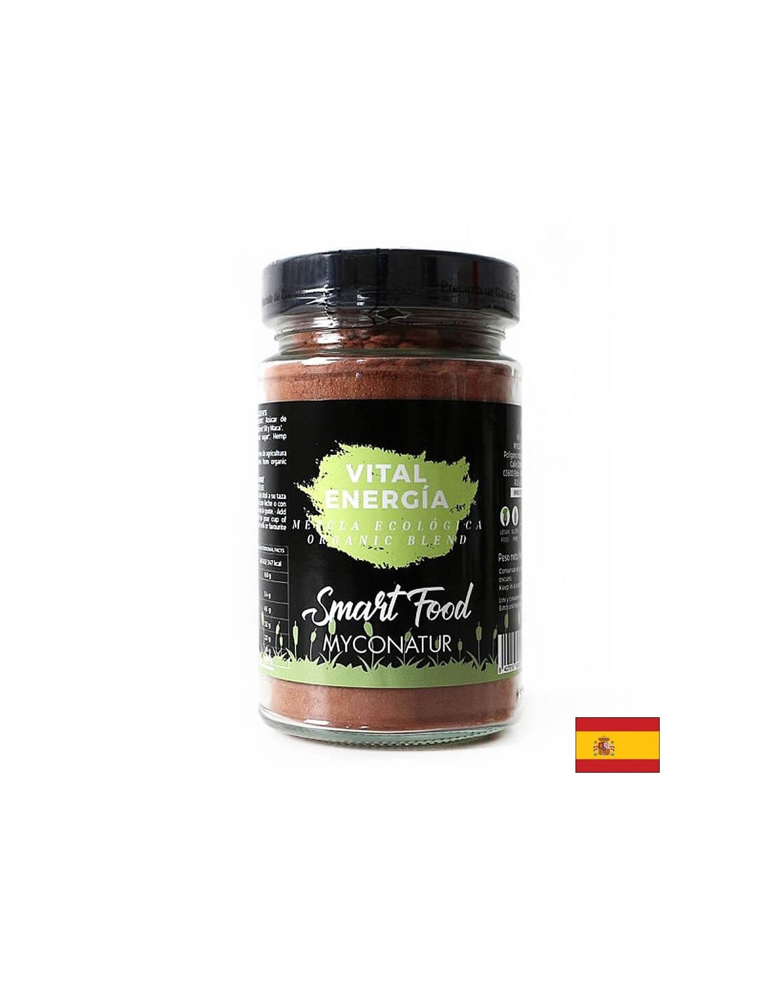 Vital Energia, Bio - Ενεργειακό μείγμα από βιολογική σκόνη υπερτροφών, 180 g <tc>Myconatur</tc>