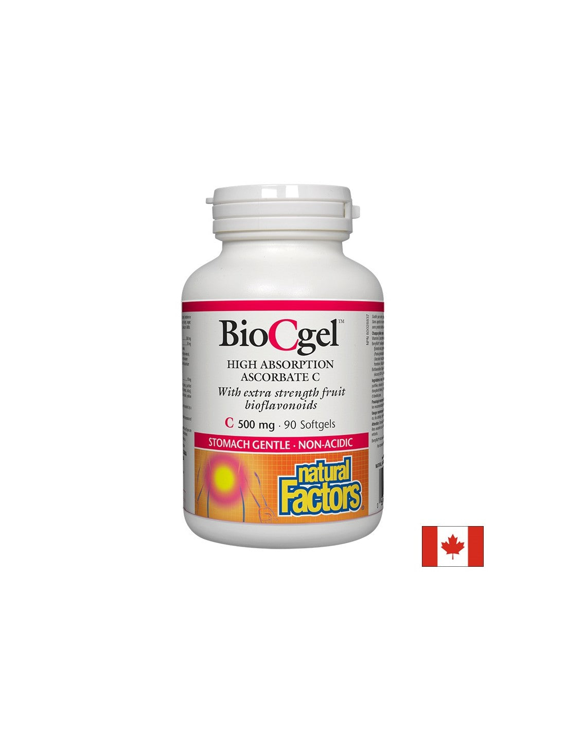 Biocgel Υψηλή απορρόφηση ασκορβική βιταμίνη C 500 mg - 90 κάψουλες πηκτής