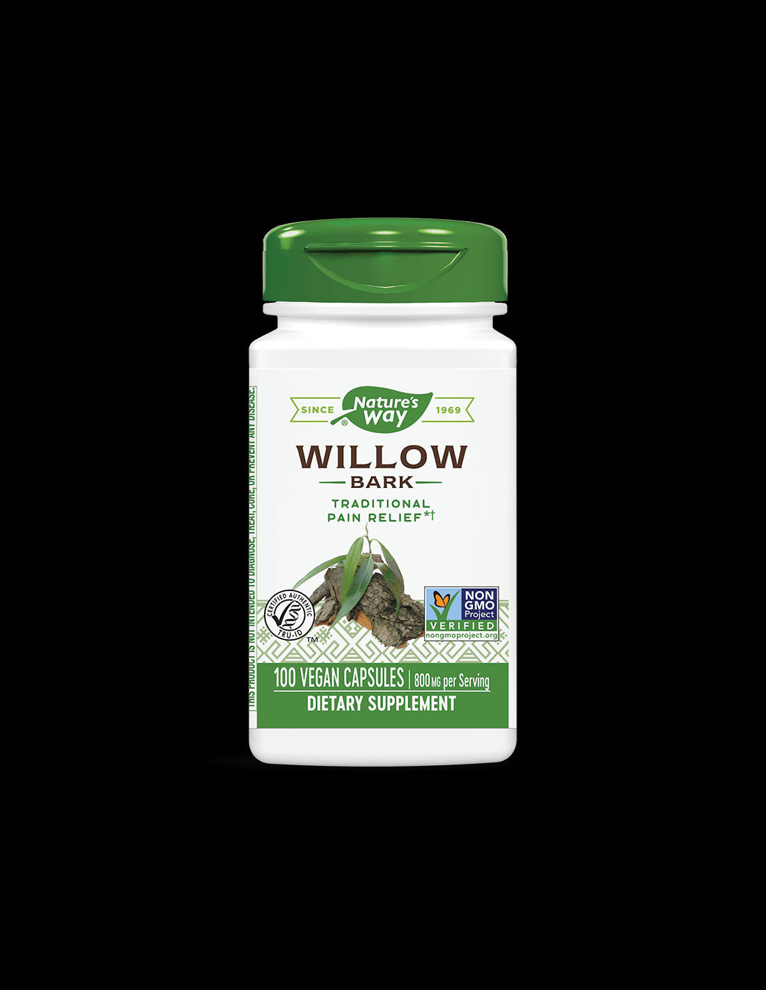 Willow Bark 400 mg - 100 capsules - Nutra Best Europe