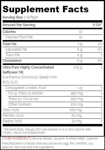 Pure CLA 1250 - 90 κάψουλες πηκτής