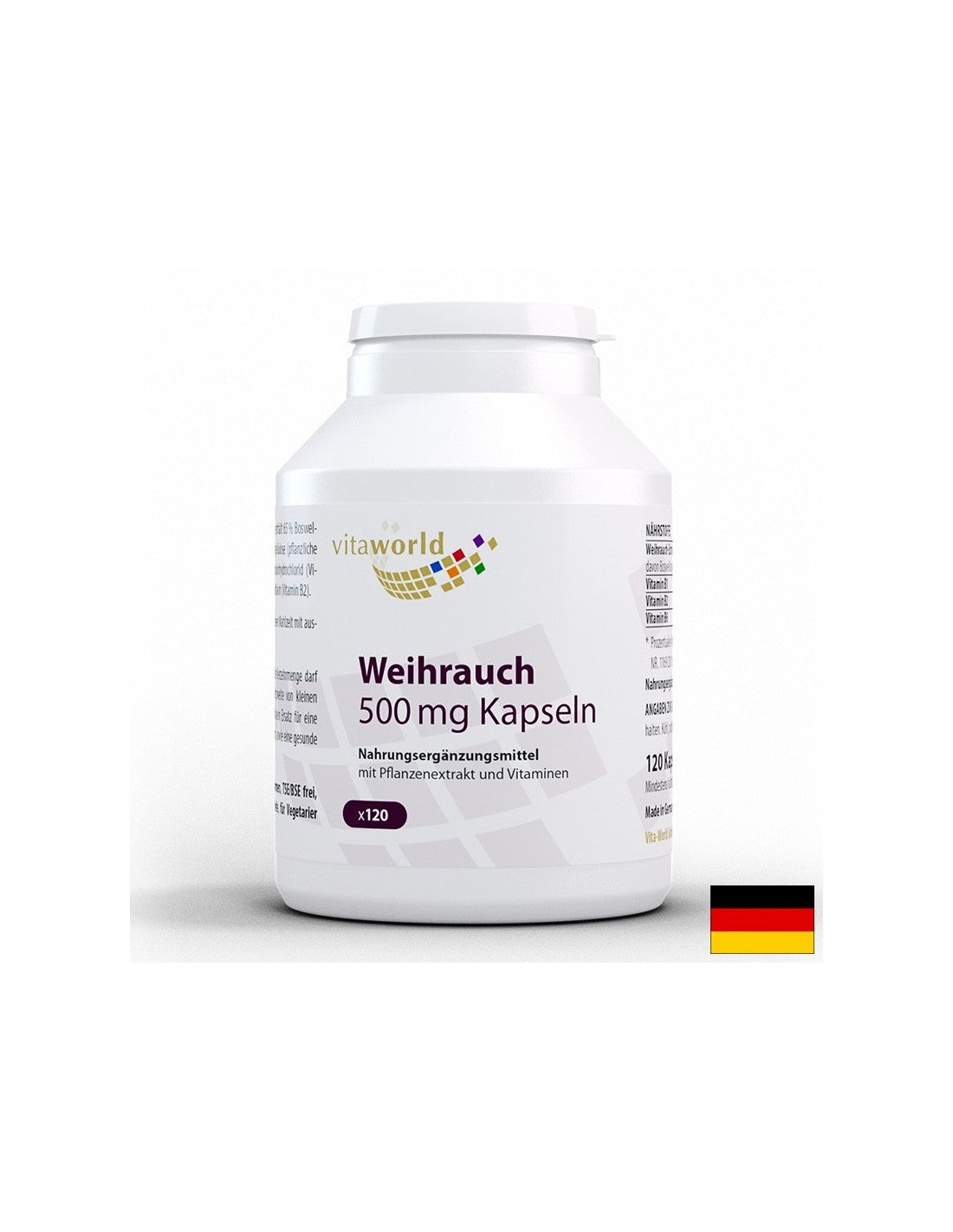 Για υγιείς αρθρώσεις - Boswellia, 500 mg + βιταμίνη Β1, Β2, Β6, 120 κάψουλες
