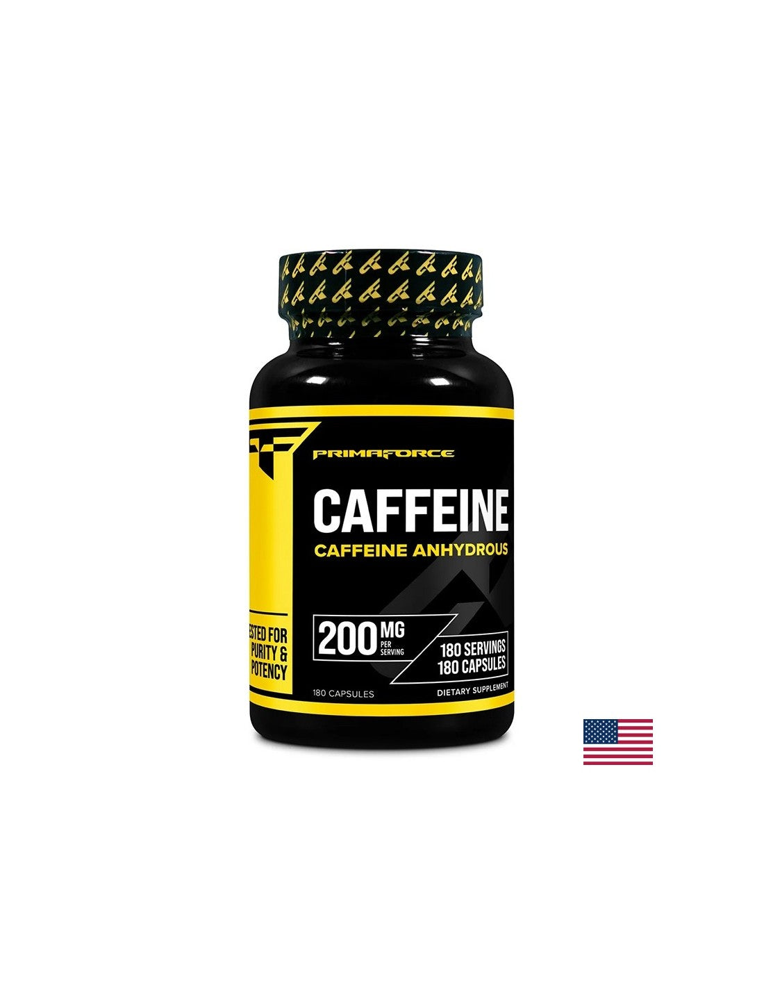 Υγιής απώλεια βάρους - καφεΐνη, 200 mg x 180 κάψουλες