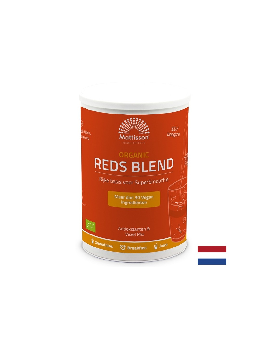 Μίγμα λαχανικών-φρούτων για smoothies bio, 400 g