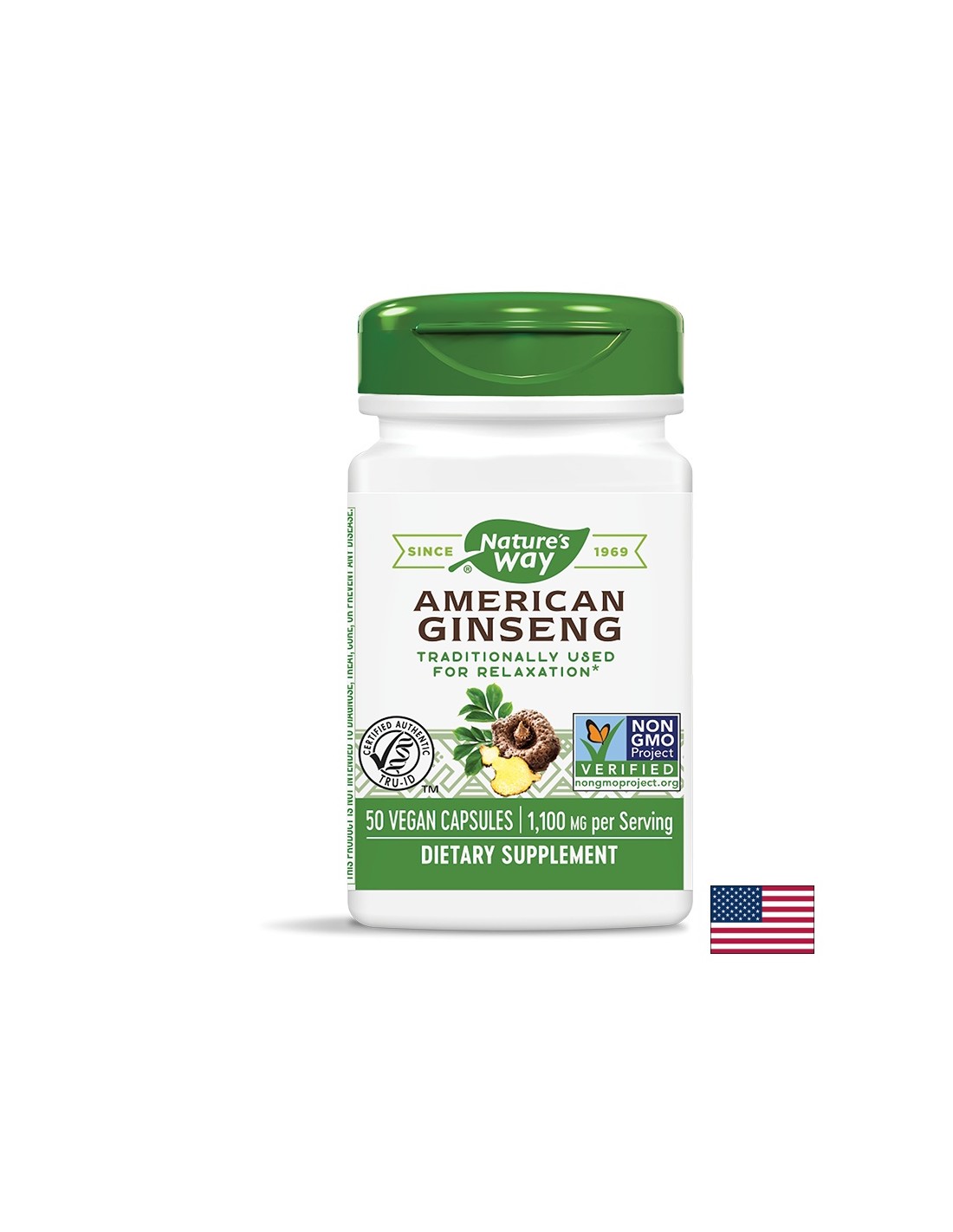 American Ginseng 550 mg - 50 κάψουλες