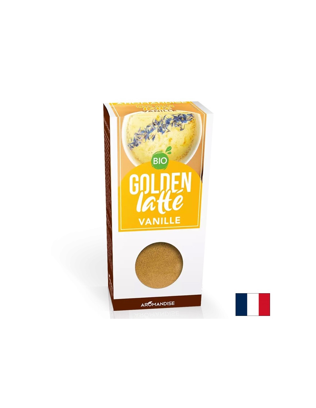 Χρυσό Latte Turmeric και Vanilla, Άμεση σκόνη ποτού, 60 g