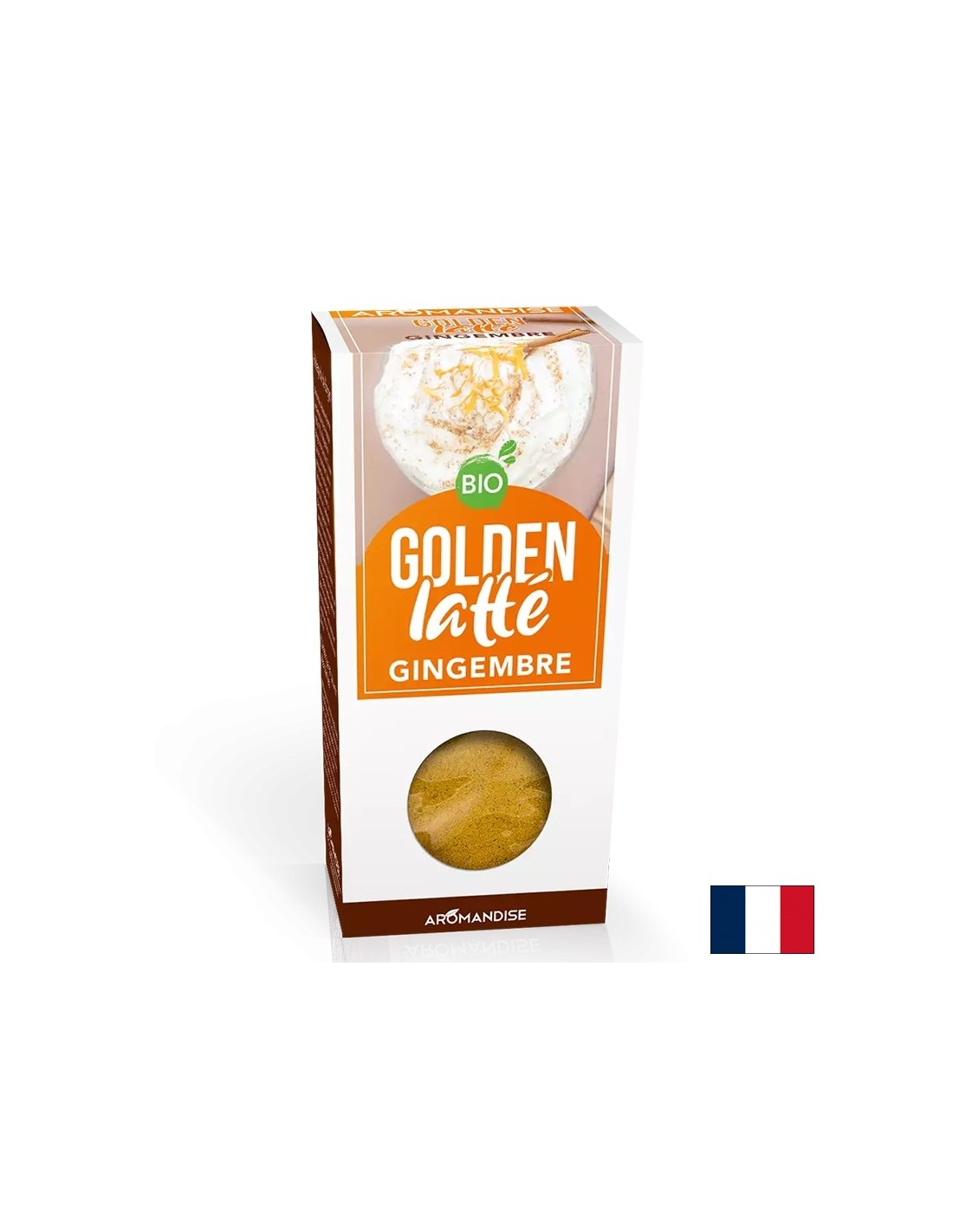 Golden Latte με κουρκούμη και τζίντζερ, άμεσο ποτό, 60 g