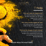 Curcumin Premium 95% κουρκουμινάτες με Bioperine® - 120 κάψουλες