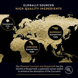 Curcumin Premium 95% κουρκουμινάτες με Bioperine® - 120 κάψουλες